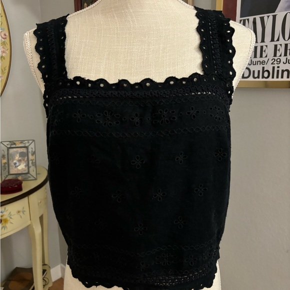 Abercrombie & Fitch Eyelet Tie-Back Top - Picture 1 of 3